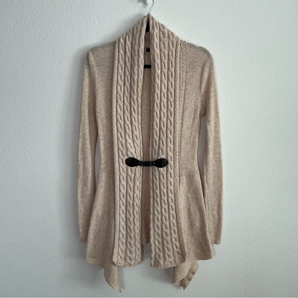 PattyBoutik Drape Knit Cardigan - Picture 1 of 6